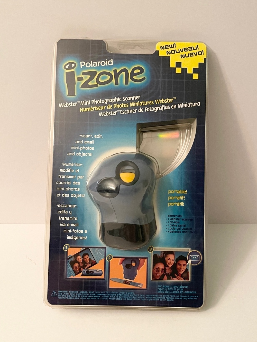 Vintage Polaroid i-Zone Webster Mini Photo Scanner New Sealed Y2K